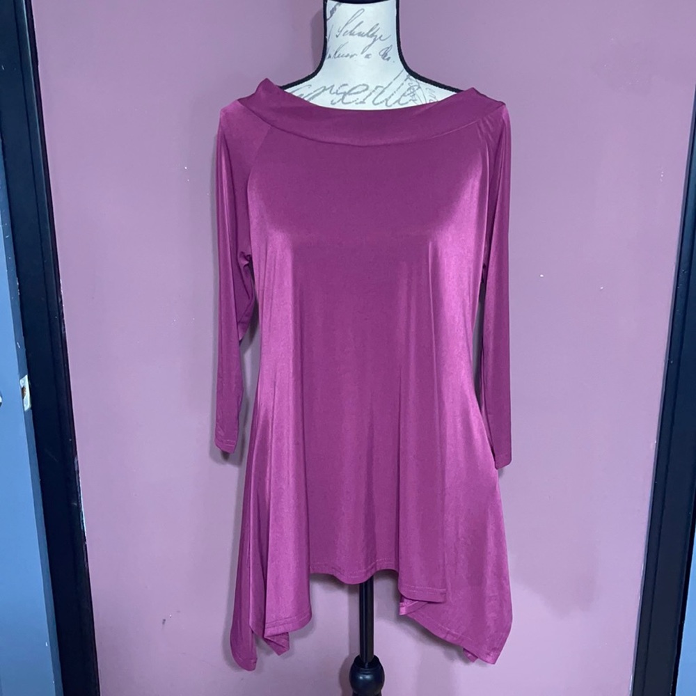Maroon Blouse.